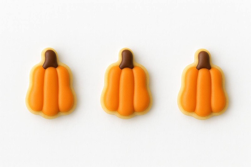 1 Dozen 12 Mini Tall Pumpkin 1.75'' Cookie Cutter Metal Fall Halloween Party Fav gallery