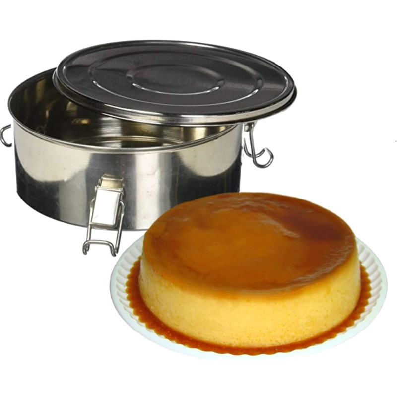 Flan Mold 1.5 Qt Stainless Steel Baking Dish