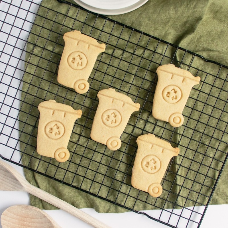 Recycling Bin Wheelie Cookie Cutter - rubbish garbage waste environmental earth gallery