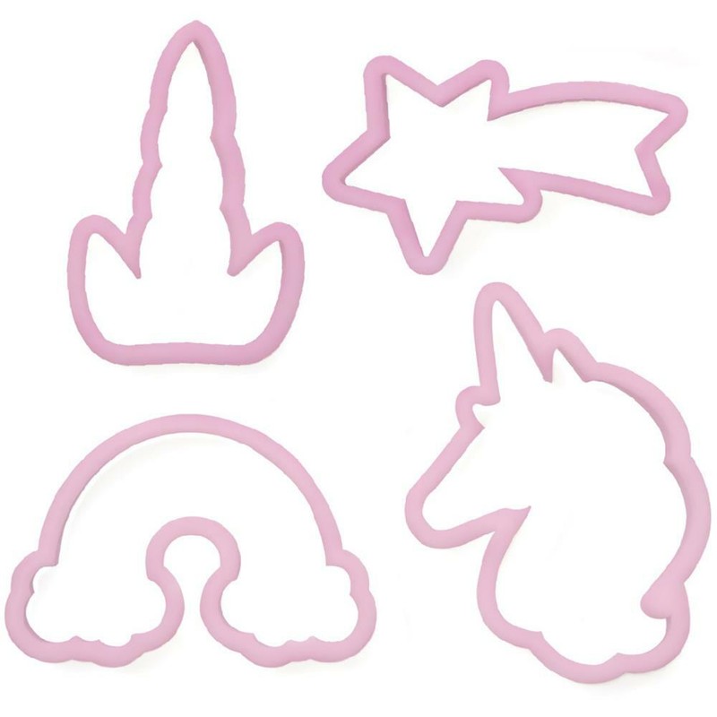 Sweet Tooth Fairy Born to Sparkle Cookie Cutters Unicorn Shooting Star Rainbow gallery