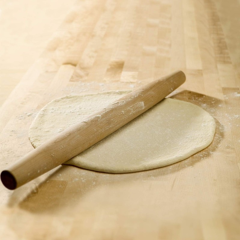 French Rolling Pin 17 Inches –WoodenRoll Pin for Fondant, Pie Crust, Cookie, ... gallery