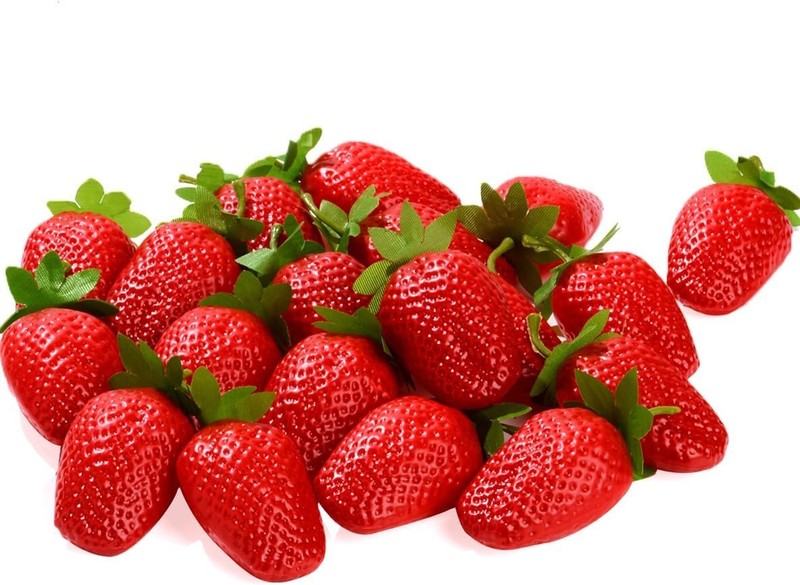 20 Pieces Artificial Stberries Fake Stberries Lifelike Red Realistic