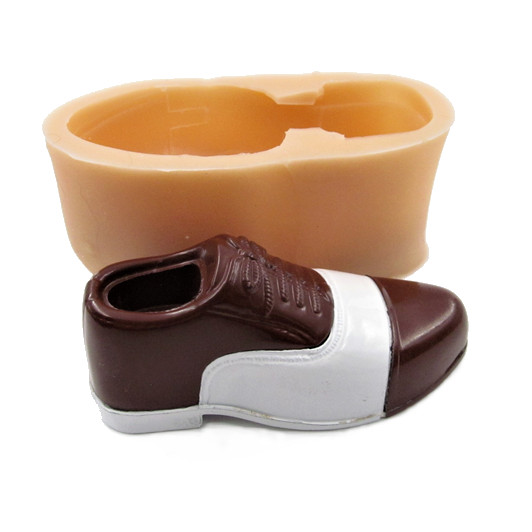 3D 3 Inch Men Shoe Food Grade Silicone Mold Fondant Cake Decorating tools