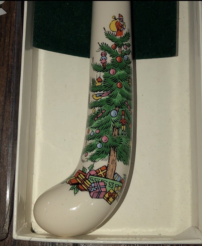 Christmas Tree SPODE Stainless Steel 10” Cake Server Utensil NEW! gallery