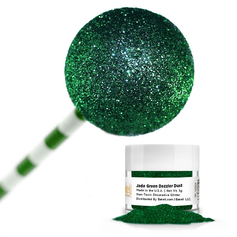 Bakell® 5g Jade Green Dazzler Dust™ Non Toxic Decorating Glitter
