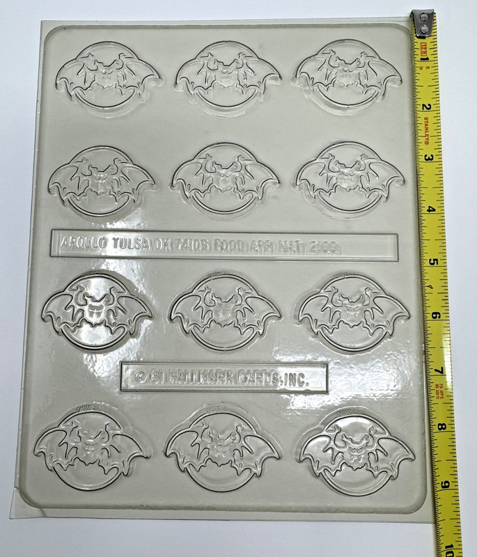 Vintage Apollo Halloween Ghost Bat Witch Chocolate Candy Molds Lot gallery