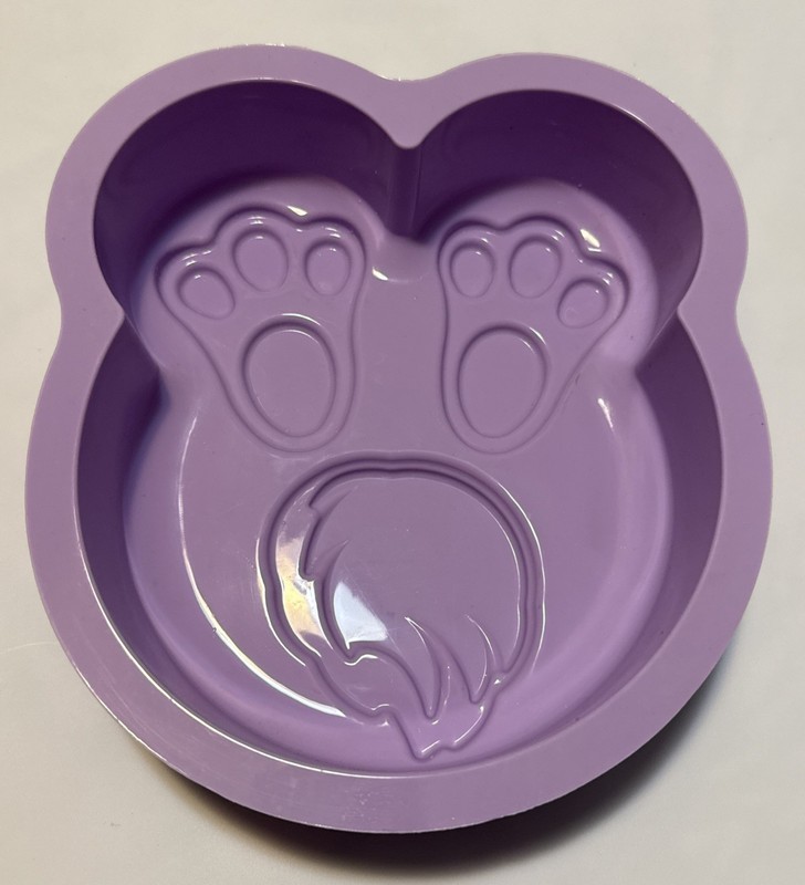 Crofton 2019 Silicone 3D Bunny Rabbit Tooshie Light purple Mold (bunny butt) gallery