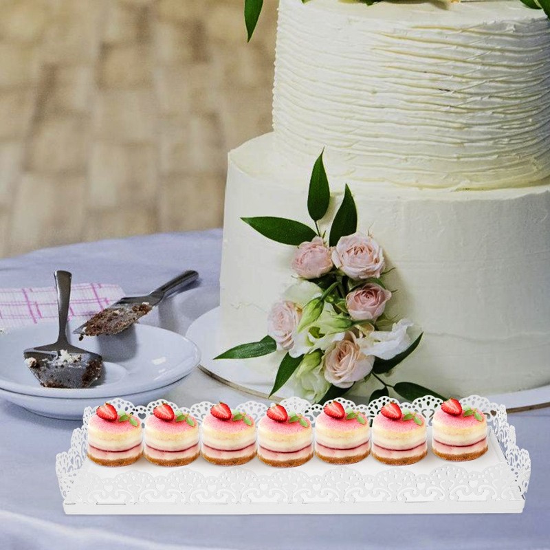 Bread Holder Stand White Dessert Stands Vintage Cake for Wedding gallery