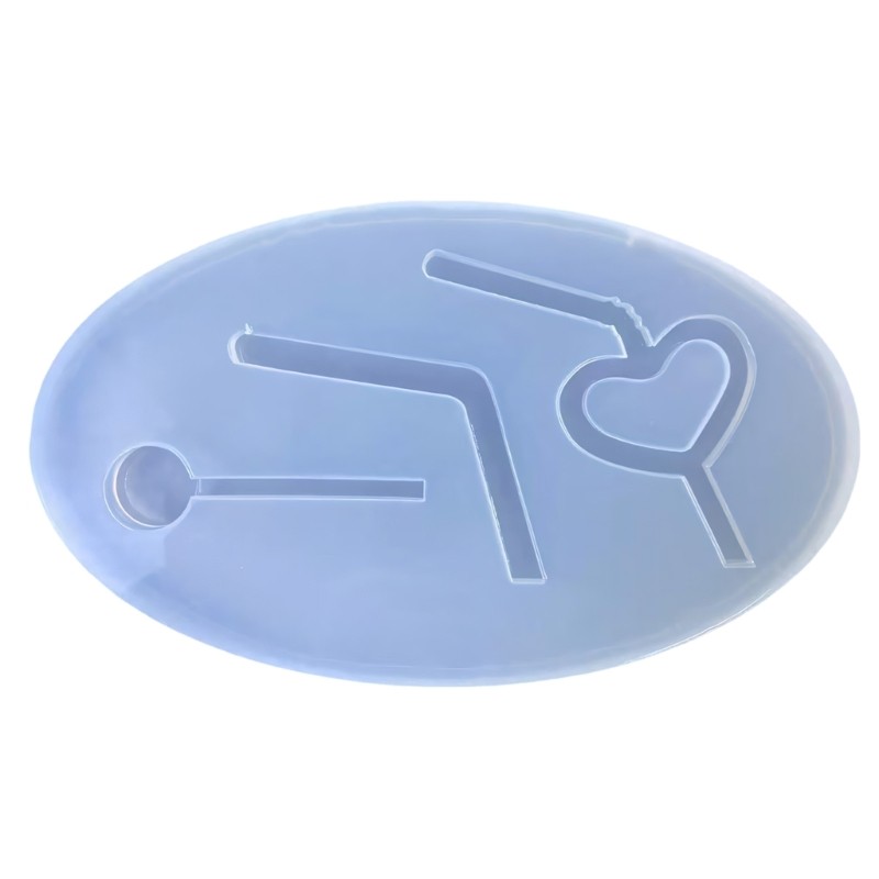 Drink Stirrer Mold for Resin Soap Wax and Baking Presentation DIY