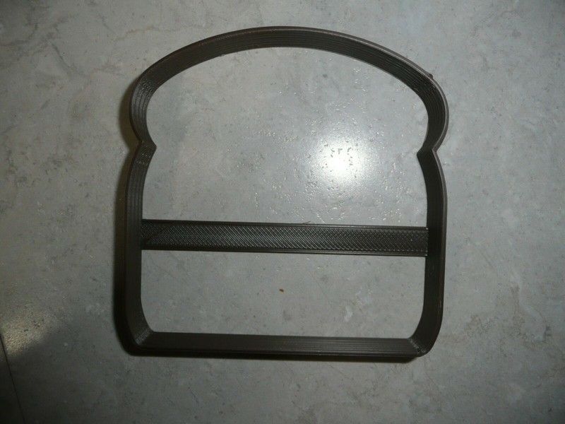 SLICED BREAD OUTLINE SANDWICH TOAST SLICE SPECIAL COOKIE CUTTER USA PR3406 gallery