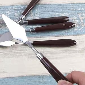 5 Pieces Set Cake Cre Spatulas, Stainl Steel Cake Decorating Knife, gallery