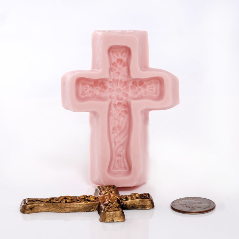 Cross Silicone Mold Fondant, Chocolate, Craft, Jewelry, Candy, Utee, Mould (755) gallery