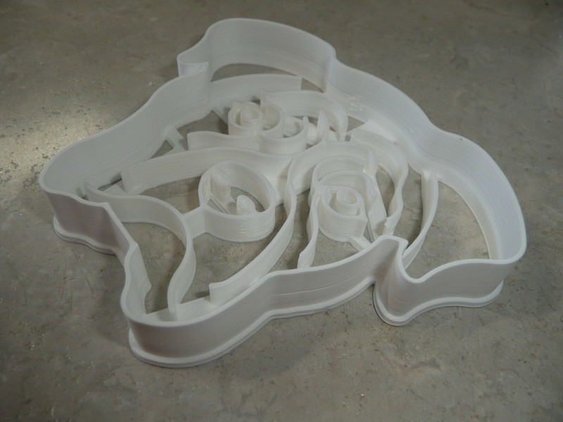 BOXER DOG FACE DETAILED INTELLIGENT DEVOTED BREED COOKIE CUTTER USA PR3843 gallery