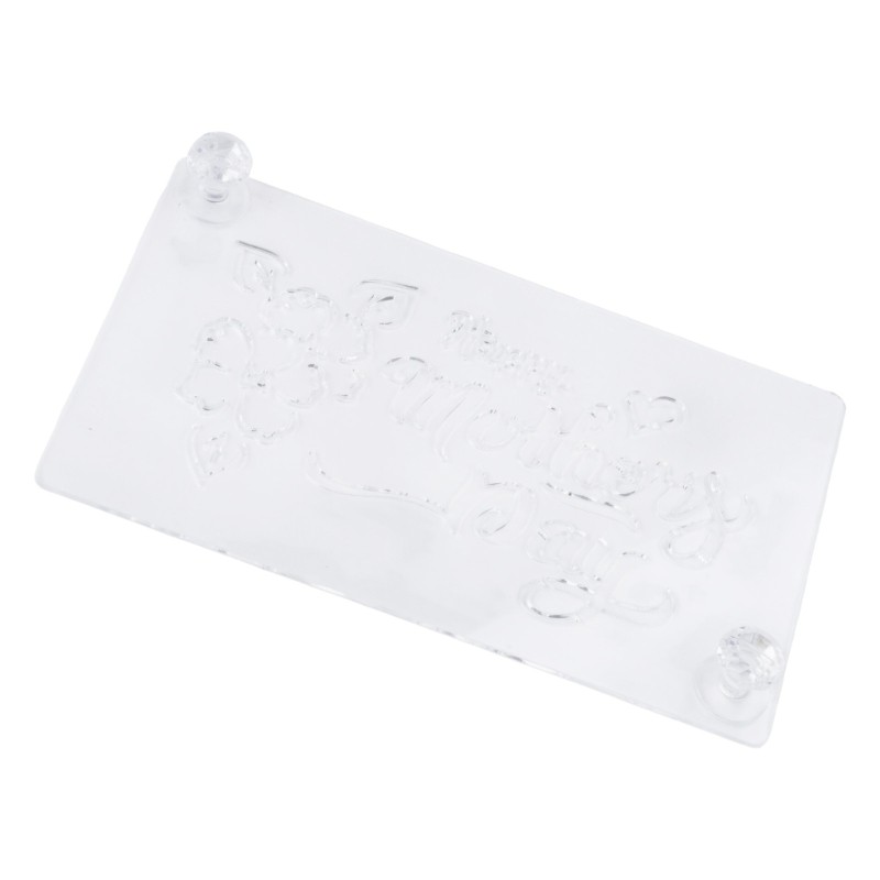 Professional Tiramisu Dusting Stencil Transparent Acrylic Cake Decoration Molds