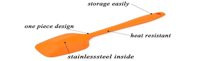Silicone Spatula Set Heat Resistant Small Rubber Spatulas,4 gallery