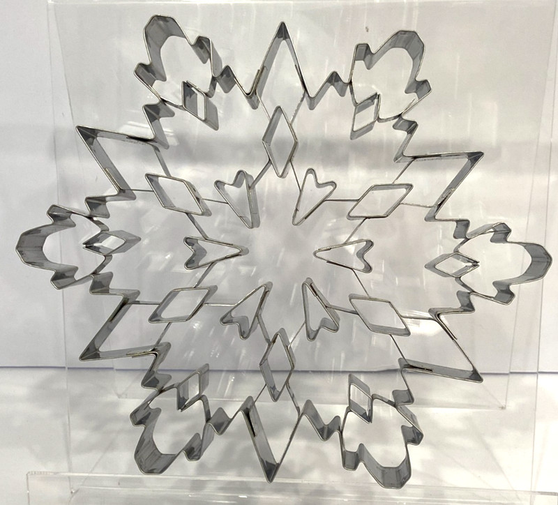 Large 7+” Snowflake Christmas Cookie Cutter Winter Heavy & Detailed Celebrate It