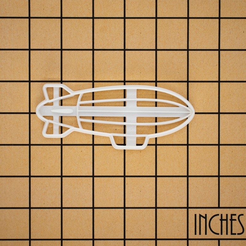 Blimp Cookie Cutter - cute baby shower wedding nursery sky dreams airship gallery
