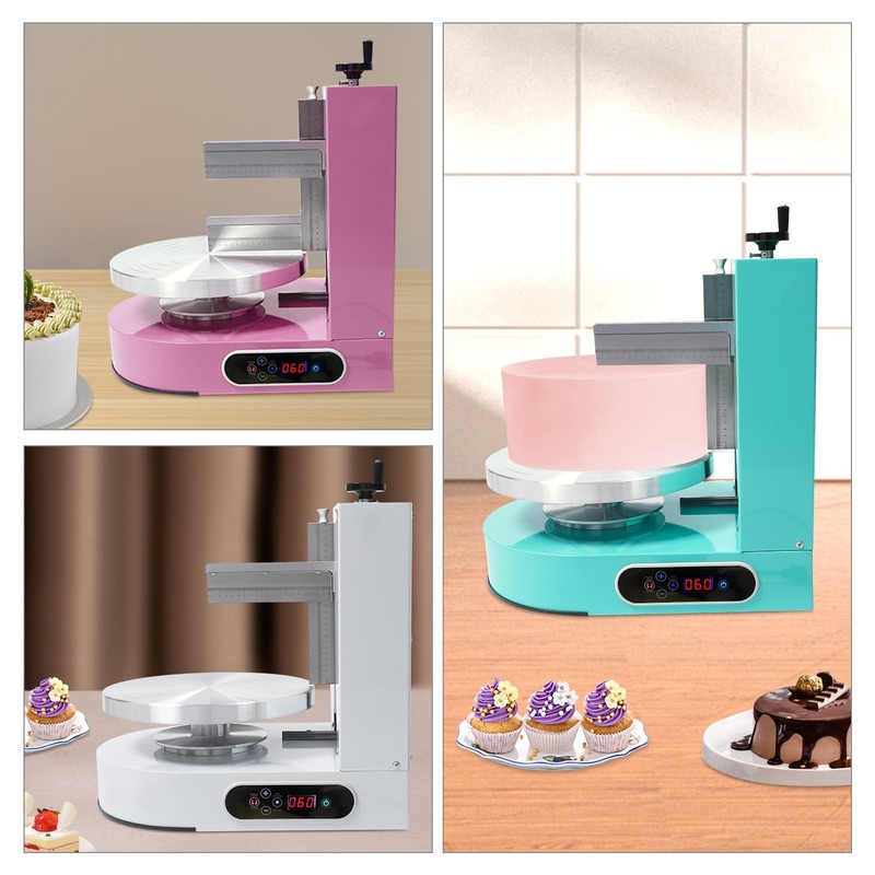 Adjustable Cake Decorating Machine for 4"-12" Cakes Cream Spreading Machine 200W gallery