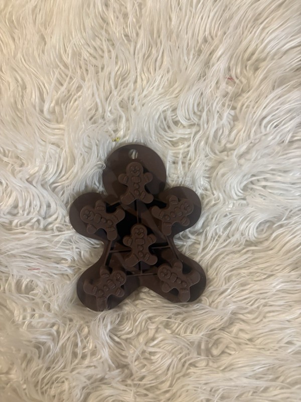 Candy Mold Fudge Treats Ice Shape & Brown Gingerbread Man Christmas Craft gallery