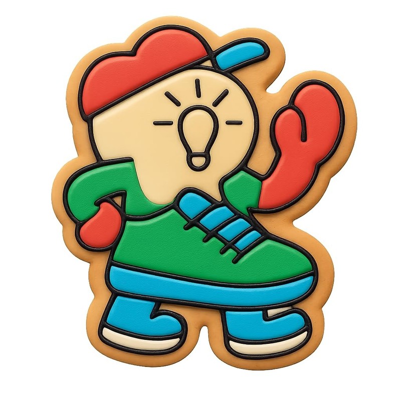 Glow-in-the-Dark Sneakerhead Cookie Cutter & Stamp, Fondant & Clay - 4x3.5 gallery