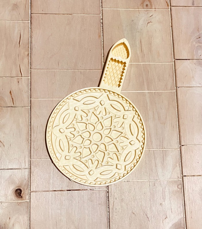 Mold Bread, Plastic Unique Design Mamoul Cookie Handcrafted,4/designs in 1/Piece gallery