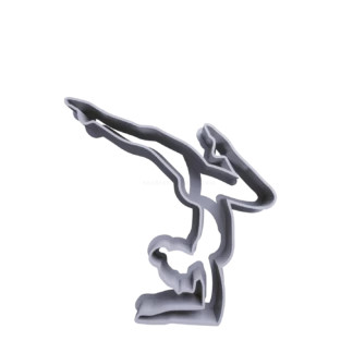 Gymnast Cookie Cutter Fondant Biscuit Baking Tool