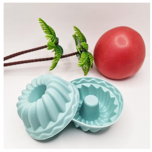 12 Pcs Moldes Para Mini Gelatina-Bakeable Silicone Mini Chocoflan Cake-Pumpkin gallery