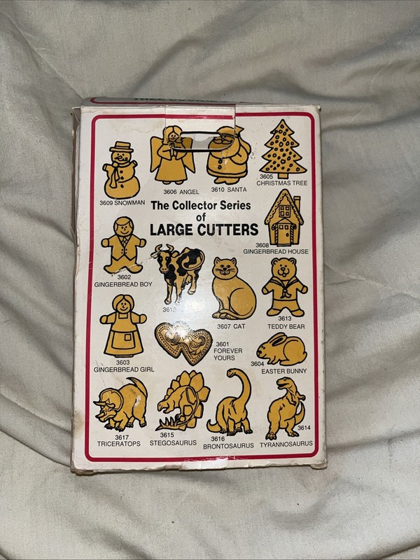 VTG 1984 Fox Run Metal TREE Cookie Cutter Holiday Large 7.5 Inches Christmas USA gallery