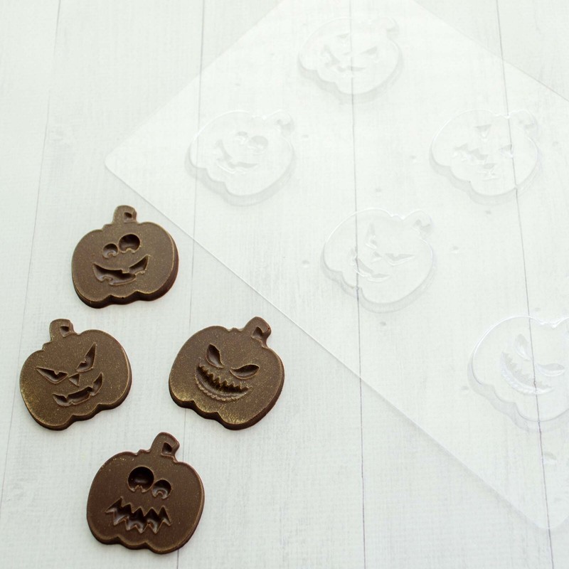Plastic Chocolate Mold Pumpkins Candy Mold Reusable Cake Decorating Tools gallery