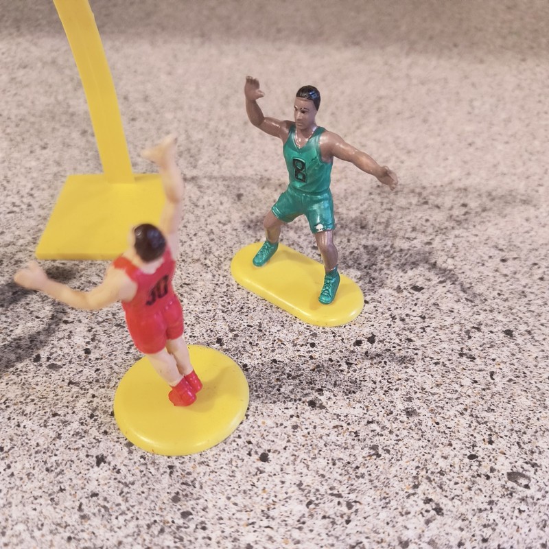 Cake Decorations Basketball Topper Birthday vintage 2" tall, lot of 5 gallery