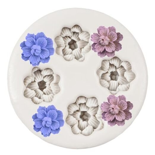 Cherry Blossom Silicone Molds Flower Fondant Cake Molds For Chocolate Style A gallery