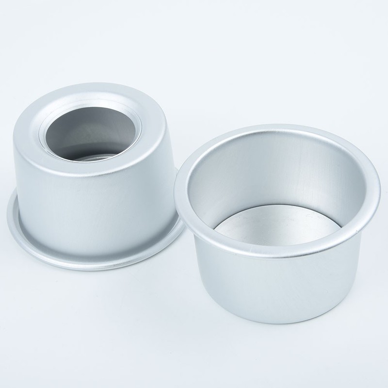 5 Pcs 2.5 Inch Anodized Aluminum For MINI Cake For Mold Set Nonstick Baking gallery