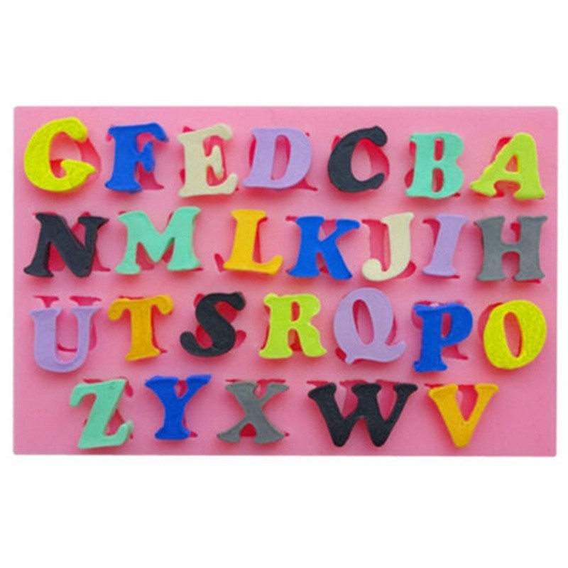 Fondant Alphabet 3Pcs Silicone Mold Mould DIY Birthday Craft Decor Number Cake gallery