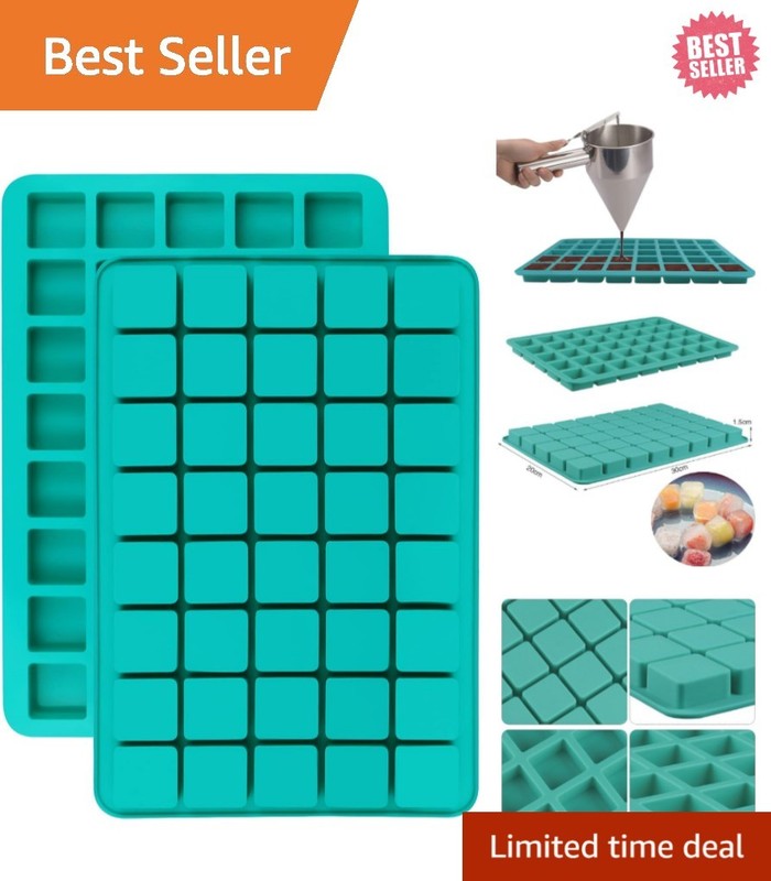 2 Pack Silicone Molds: 40-Cavity for Delicious Candies & Whiskey Ice