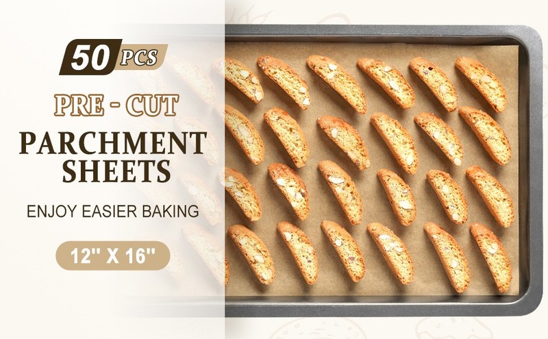 Parchment Paper Sheets, Unbleached Parchment Baking Sheets, Precut gallery