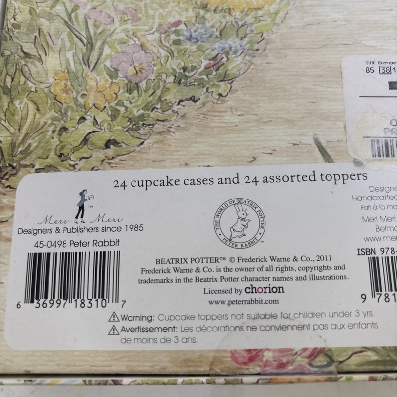 Peter Rabbit Easter Cupcake Kit By Beatrix Potter 24 Cupcake Liners 24 Toppers gallery
