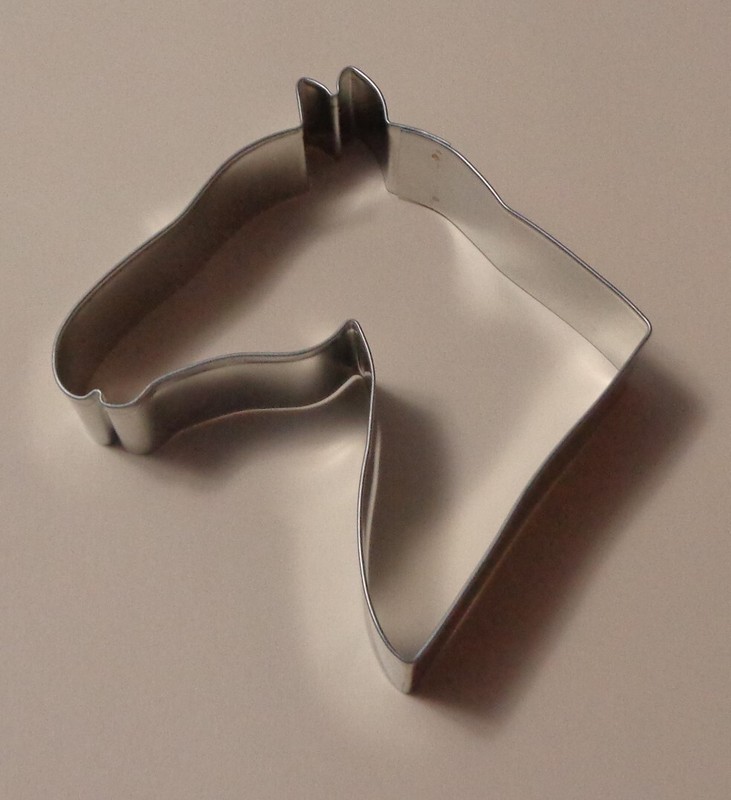New Tin Horse Head Cookie Cutter