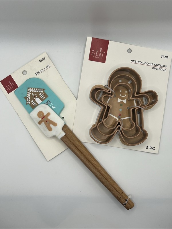 Christmas Baking Lot Cookie Cutter & Spatula Set