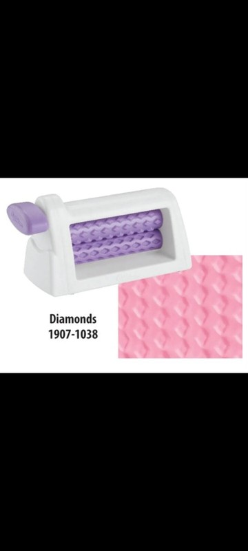 WILTON 3 Sugar Sheet Fondant Gum Paste Texture Press Roller Dots Crimper Lines gallery