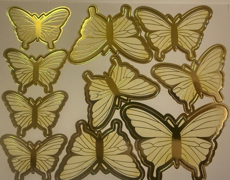 *10pcs 3D BUTTERFLIES FOR CAKE TOPPERS DECORATIONS for birthday party cakes