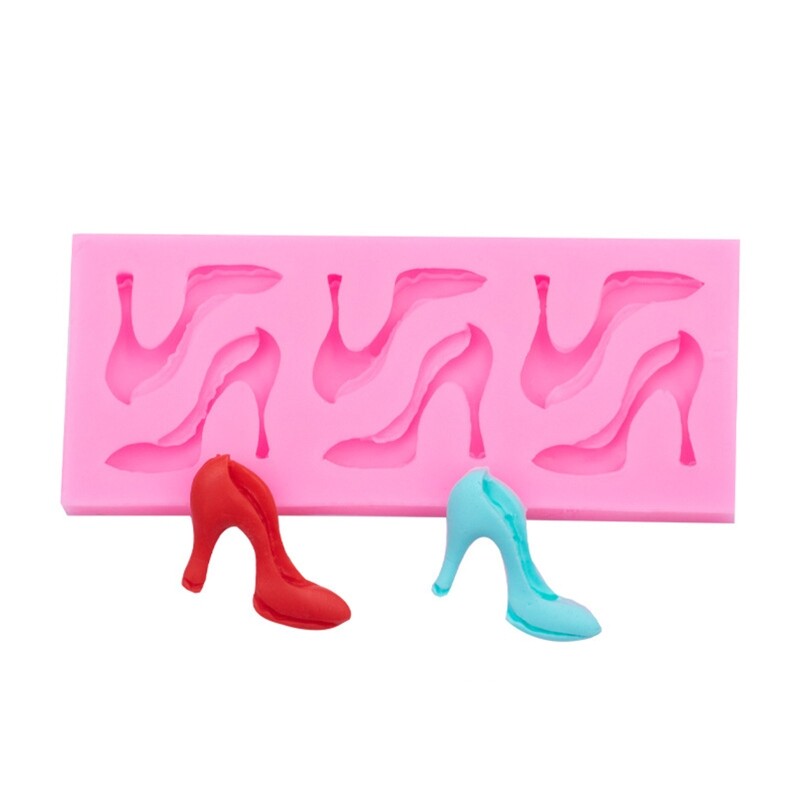 High Heel Shoe Silicone Chocolate 3D Mould Ice Cream Molds Making Gadget gallery