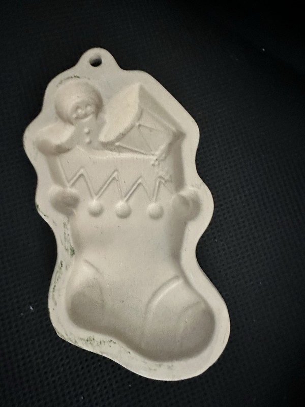 Wilton Cookie Mold CHRISTMAS STOCKING 2306-1005 Ovenproof 1997 Vintage gallery