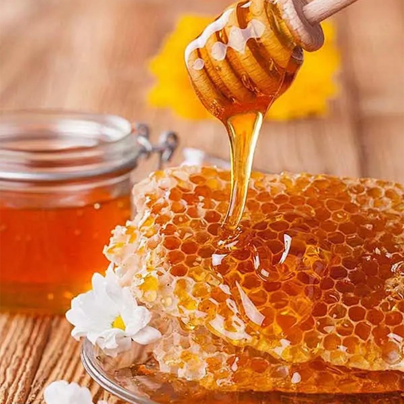 4PCS 6 inch Honey Dipper Sticks Honey Spoon, Wooden Honey Mixing Stirrer Honey gallery