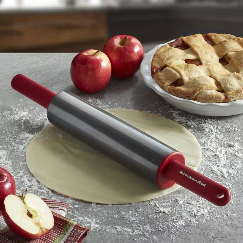 22 In. Red Gourmet Rolling Pin gallery
