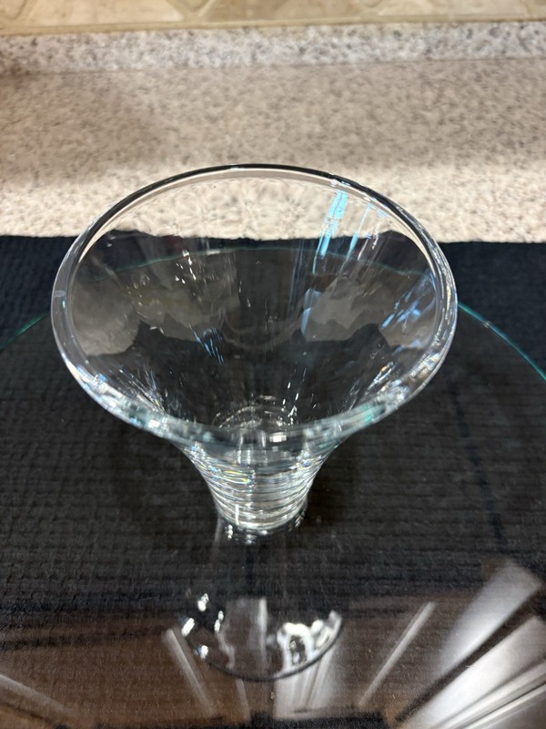 Clear Glass Pedestal Cake Stand Holiday Wedding Serving Plate gallery