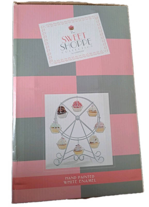 FERRIS WHEEL CUPCAKE HOLDER HOLDS 8 CUPCAKES; Mini Cupcake Holder - Pre-Owned gallery