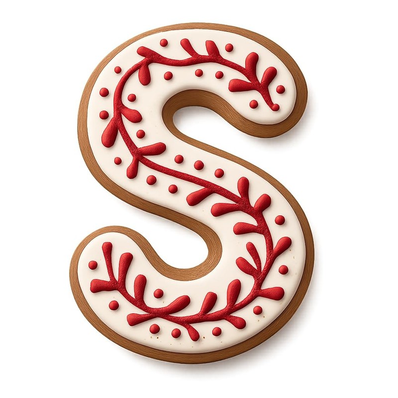 Bubble Style Letter 3" Bubble Style Letter 3" Curly S Cookie Cutter & S - 2.2x3" gallery