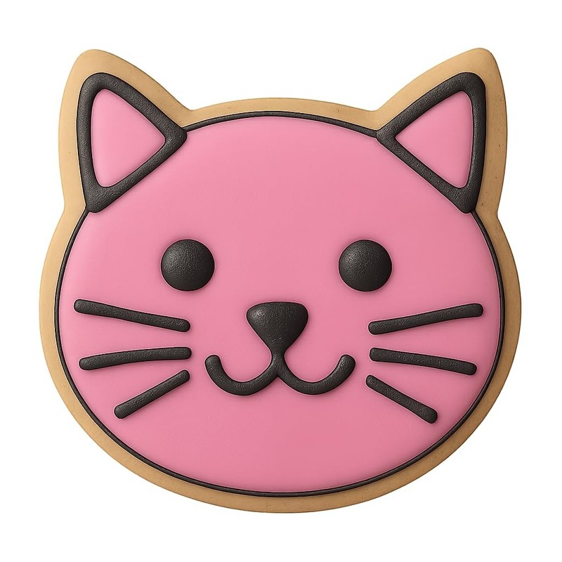 Cat Face Cookie Cutter - 4x3.7" Creative Party Baking gallery