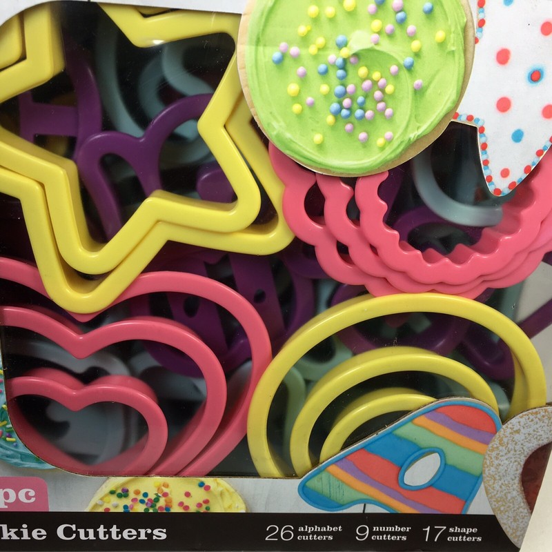 Sweet Creations 52 Pc Cookie Cutters Bake Letters Numbers & Shapes By Good Cook gallery