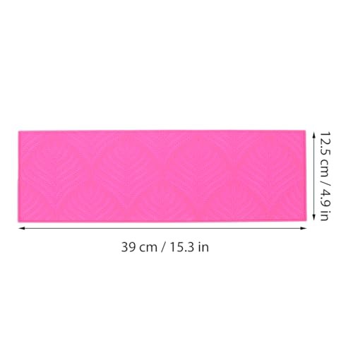 Cake Fondant Impression Mat Silicone Pink Fondant Texture Mat Wheat Ears gallery